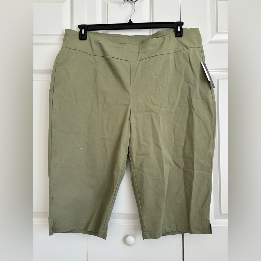 Olive Green Capri Pants